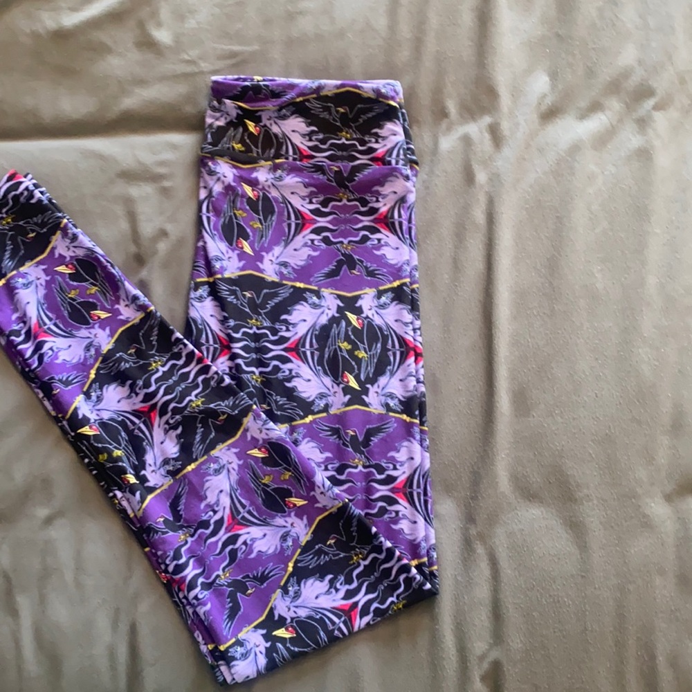 🎃LuLaRoe DisneyVillain legging Maleficent OS NWOT